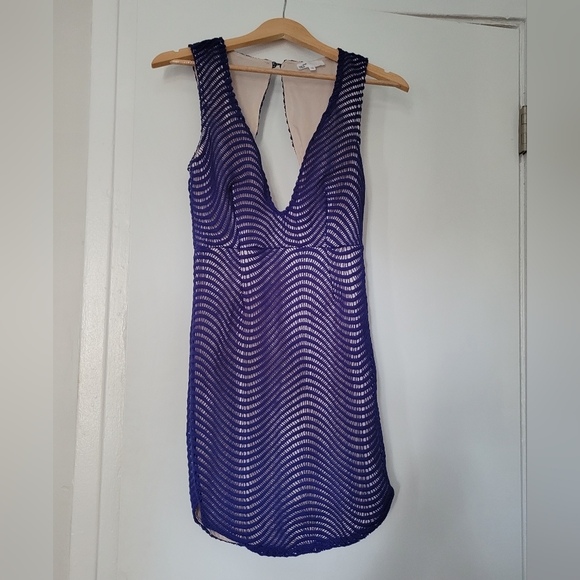 By The Way blue Riley Mini Dress Small - Picture 2 of 3